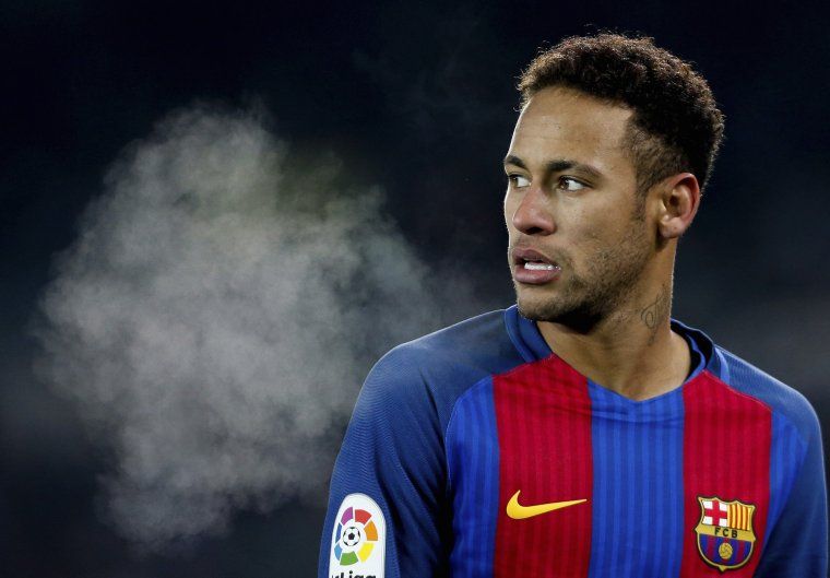 Neymar Jr, durant el darrer partit a Anoeta.