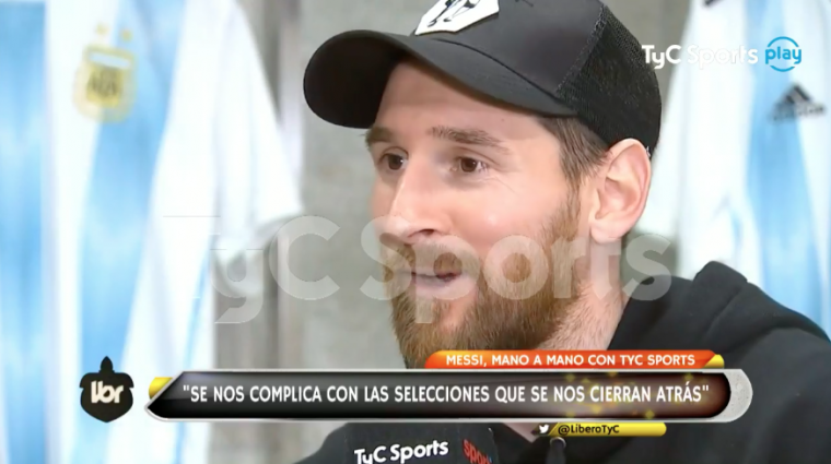 L'entrevista de Messi a TycSports.