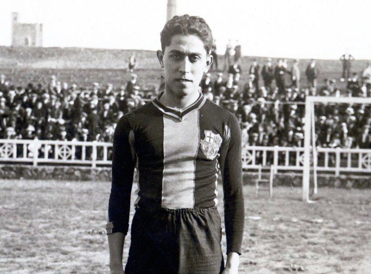 Paulino Alcántara, exjugador del Barça.