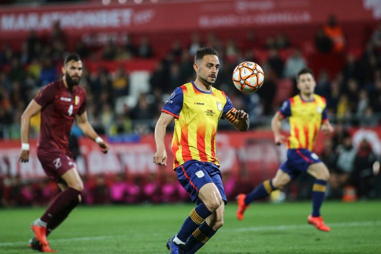 Sergio García, durant el Catalunya-Veneçuela.