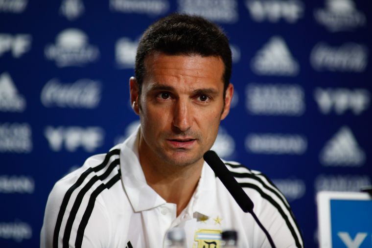 Lionel Scaloni, durant una roda de premsa.