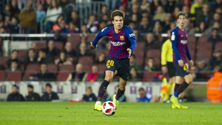 Riqui Puig, durant el Barça-Cultural Leonesa de la Copa del Rei.