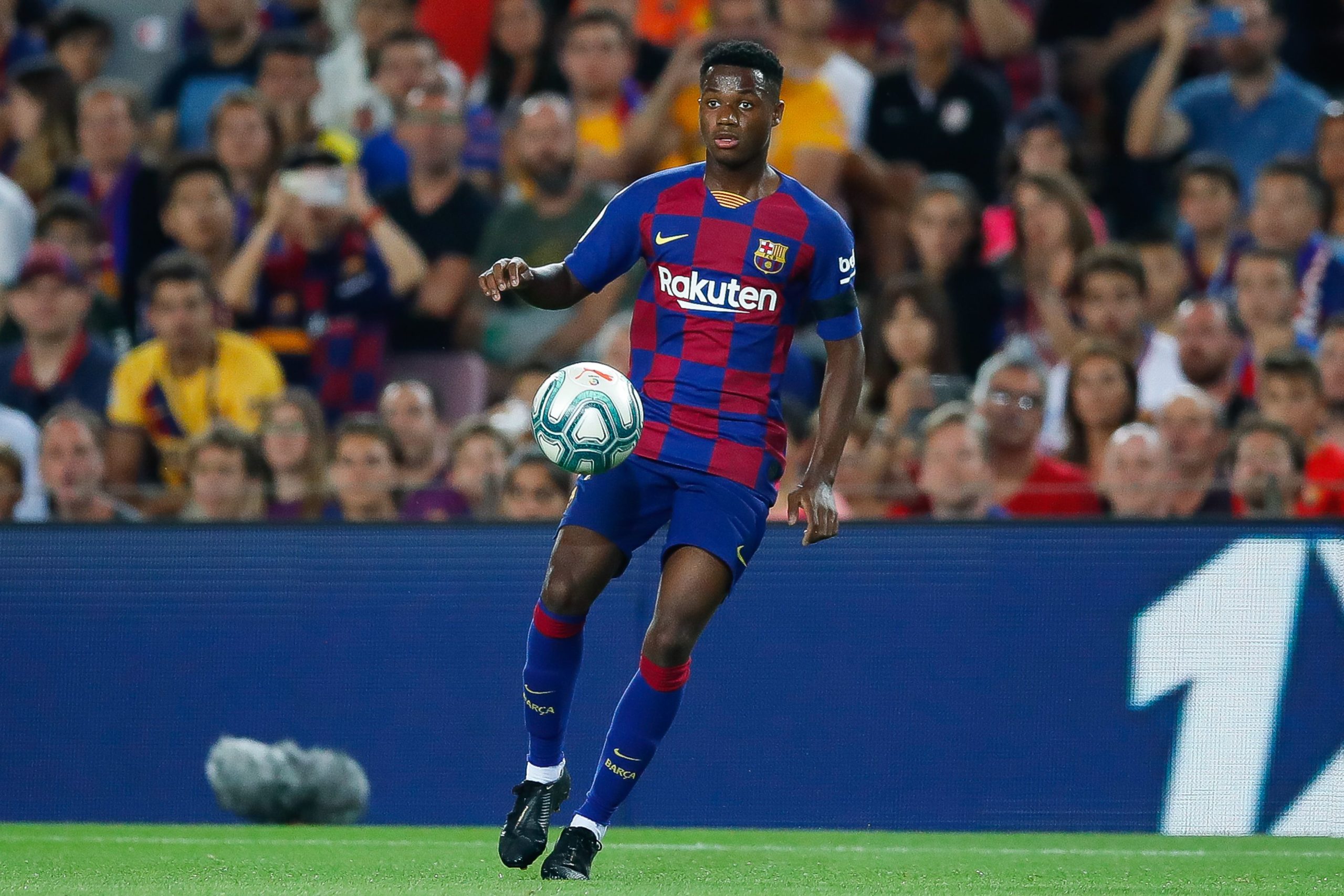 Ansu Fati, durant un partit amb el Barça | Europa Press