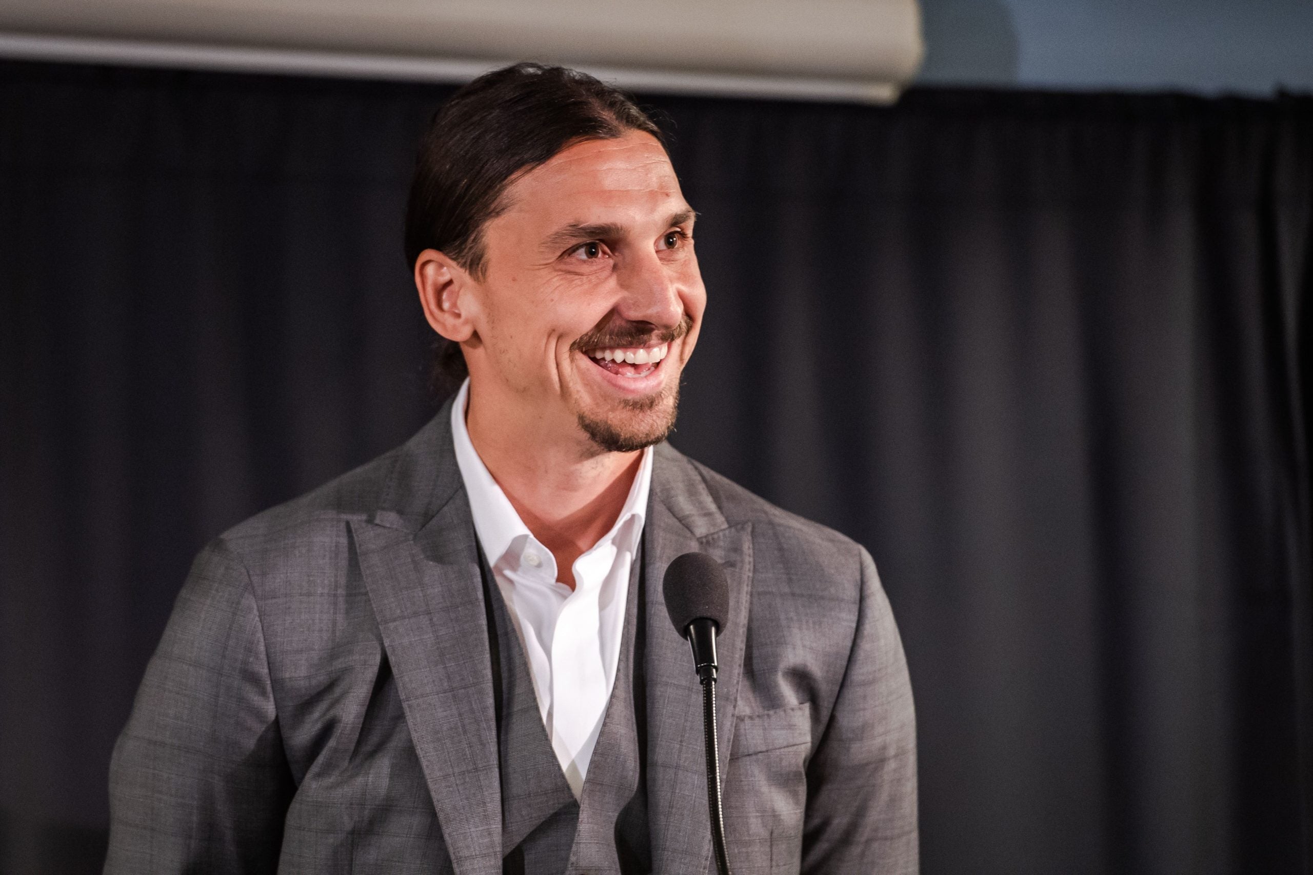 Ibrahimovic, durant un acte | Europa Press