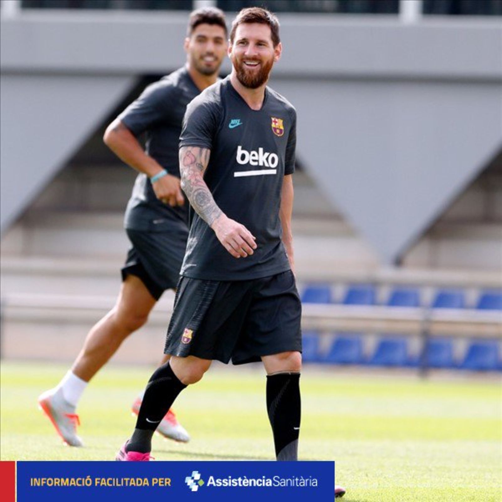 Leo Messi s'entrena amb el Barça | FC Barcelona