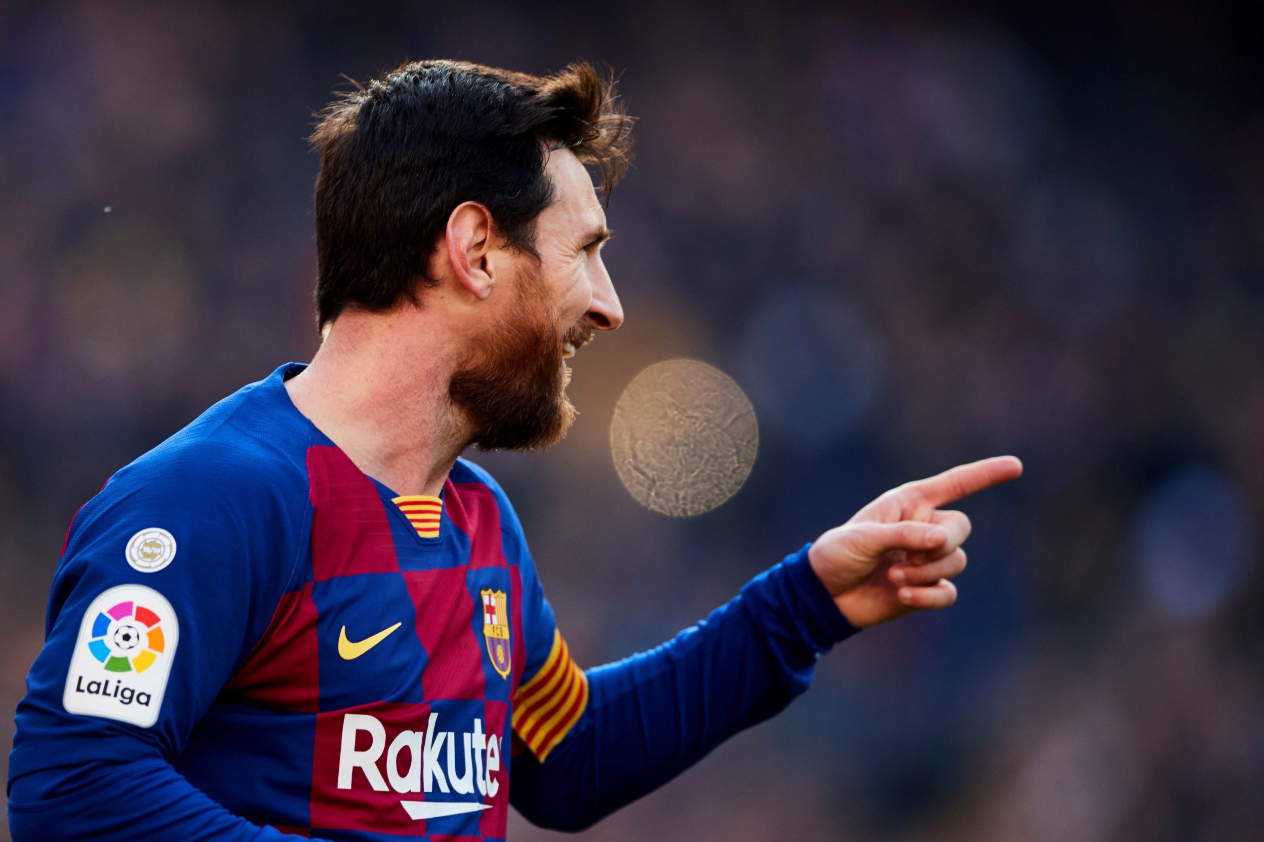 Leo Messi celebra un dels seus gols contra l'Eibar | EFE