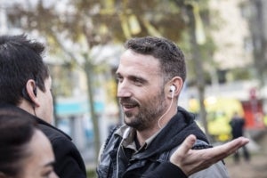 Aldarulls a Girona per una protesta antifeixista contra un acte a favor de la Constitució
