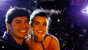 Alfred i Amaia durant un concert
