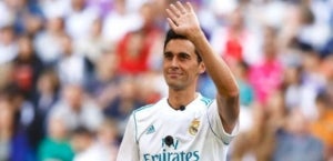 &Aacute;lvaro Arbeloa, durant un partit amist&oacute;s al Bernab&eacute;u.