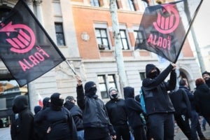 Antifeixistes a Girona