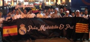 La Penya madridista El Prat, durant un despla&ccedil;ament a Abu Dhabi