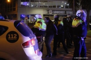 Batalla campal a Terrassa