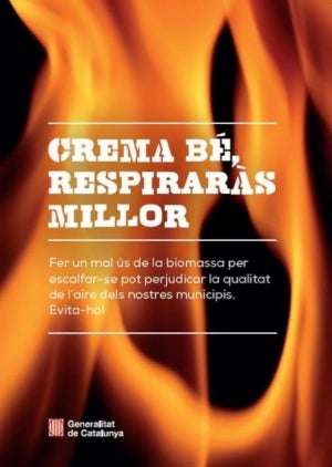 Cartell de la campanya "Crema bé, respiraràs millor"
