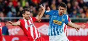 Cristhian Stuani ha avançat el Girona a la primera meitat del partit.