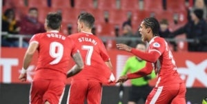 Cristhian Stuani ha obert el marcador amb una preciosa xilena.