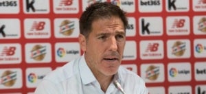 Eduardo Berizzo, durant una roda de premsa com a tècnic de l'Athletic Club