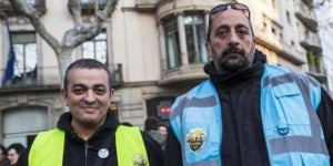 El coordinador del CDT, Cesc Roca, amb 'Tito' &Aacute;lvarez