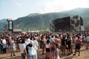 El Doctor Music Festival en una de les seves primeres edicions a Escalarre durant els anys noranta