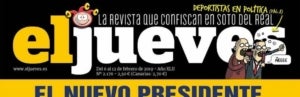 El Jueves substitueix la frase "la revista que sale los miércoles" per "la revista que confiscan en Soto del Real"