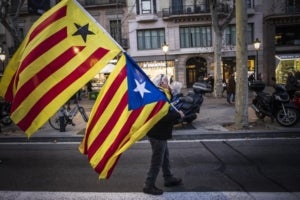 Els drets socials i el judici als presos omplen el passeig de Gràcia
