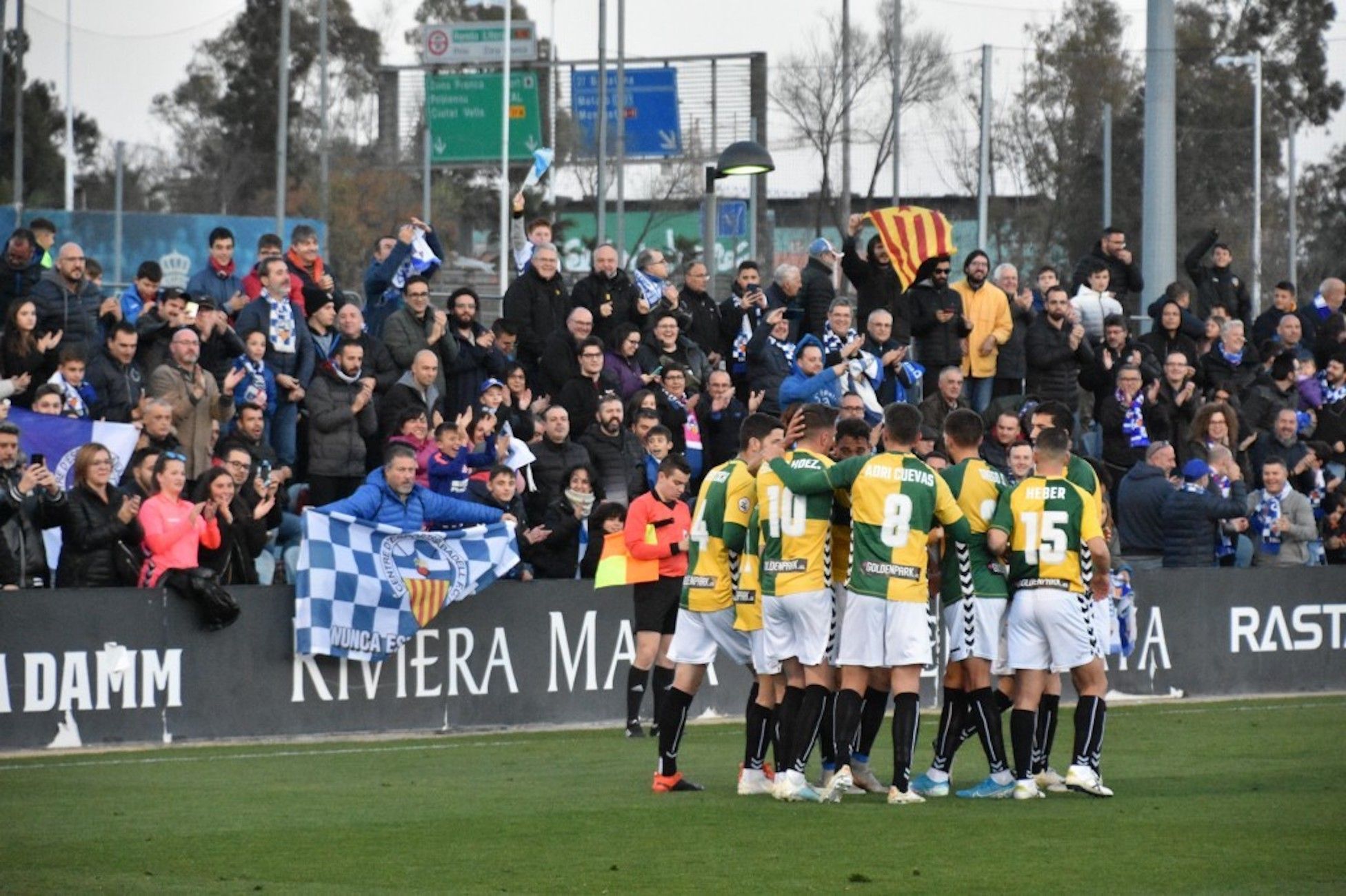 Els jugadors del Sabadell celebren un gol | CE Sabadell