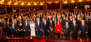 Els reis, amb el president d'Argentina i la seva dona