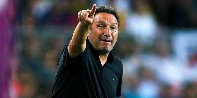 Eusebio, durant el Barça-Girona del Camp Nou | EFE