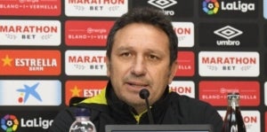 Eusebio Sacristán, durant la roda de premsa prèvia al partit d'aquest dissabte contra l'Alabès.