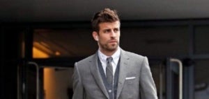Gerard Piqué, durant un viatge del Barça.