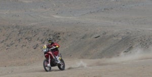 Joan Barreda, durant el Dakar 2019.