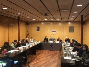 La Comissió, amb el secretari el segon a la dreta