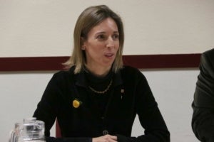 La consellera d'Empresa, Àngels Chacón
