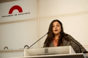 La diputada de la CUP-CC Maria Sirvent
