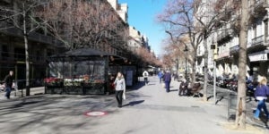 La disponibilitat de locals a rambla Catalunya ha crescut de manera desmesurada l'últim any