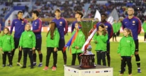 La final entre el Bar&ccedil;a i el Girona s'ha disputat aquest dimecres a Sabadell.