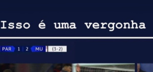 La publicaci&oacute; de Neymar durant el partit contra el Manchester United