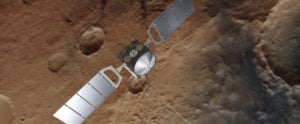 La sonda Mars Express en una recreaci&oacute;