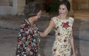 Let&iacute;cia i la reina Sofia