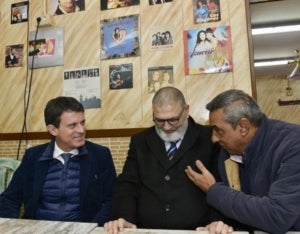 Manuel Valls amb membres de la FAGIC