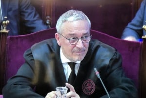 Melero, en un moment de l'interrogatori