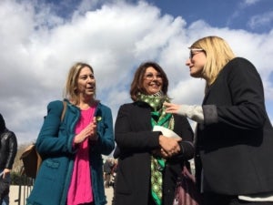 Neus Munt&eacute;, Laura Masvidal i Elsa Artadi