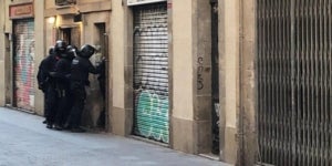 Operaci&oacute; dels Mossos d'Esquadra i la Gu&agrave;rdia Urbana