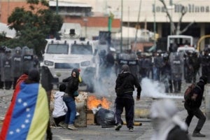 Protestes a Veneçuela