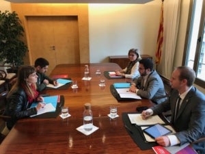 Reunió entre el Govern i els comuns