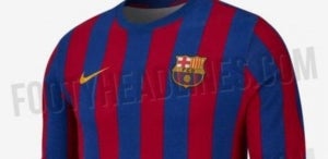 Samarreta del Barça que Nike posarà a la venda el 2019.