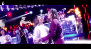 Sandra Barneda i Nagore Robles, ballant durant l'última gala de 'GH VIP'