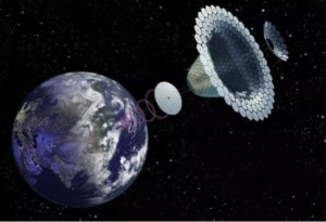 Un altre dels models de central solar orbital imaginats