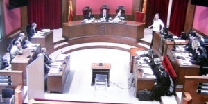 Un moment del judici a l'exprofessor dels Maristes Joaqu&iacute;n Ben&iacute;tez, aquesta setmana