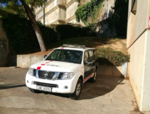 Vehicle dels Mossos d'Esquadra, a Lleida