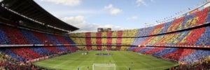 'We Color Football', el mosaic del Camp Nou abans del Clàssic.